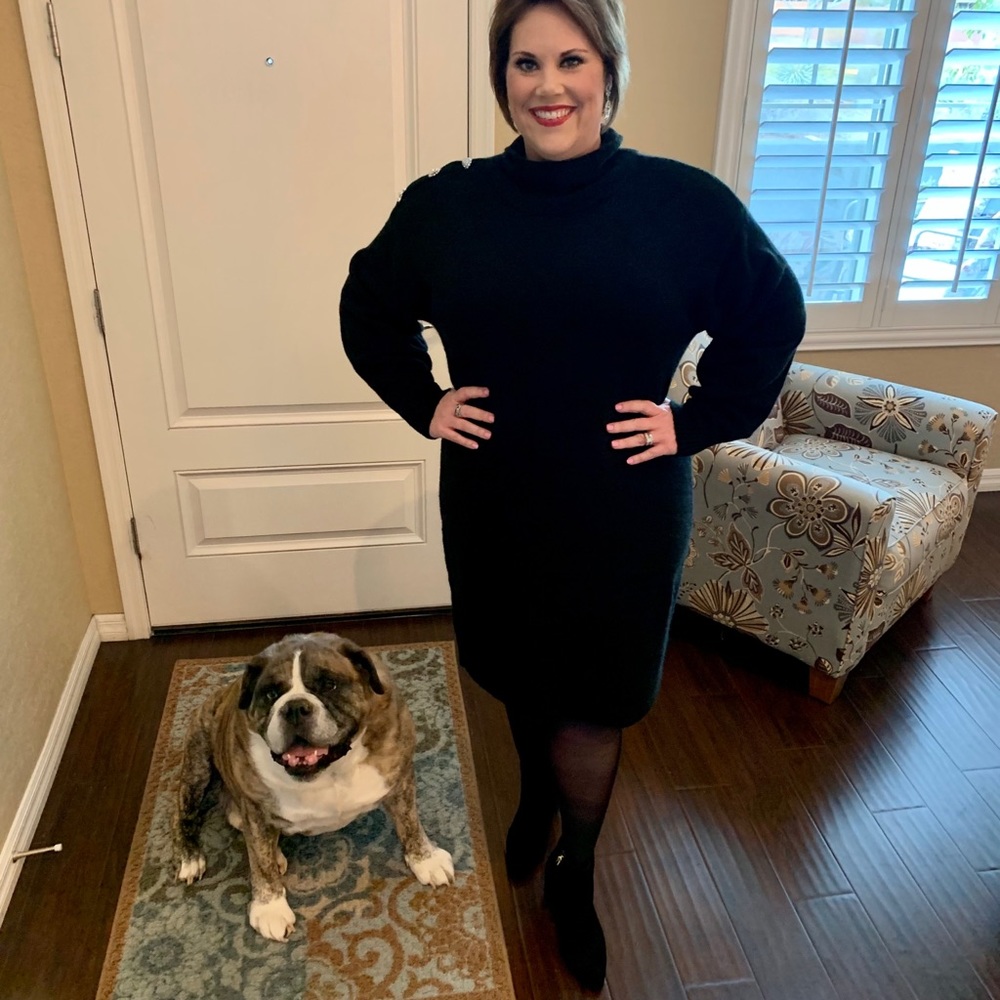 Express XL Black Sweater Dress